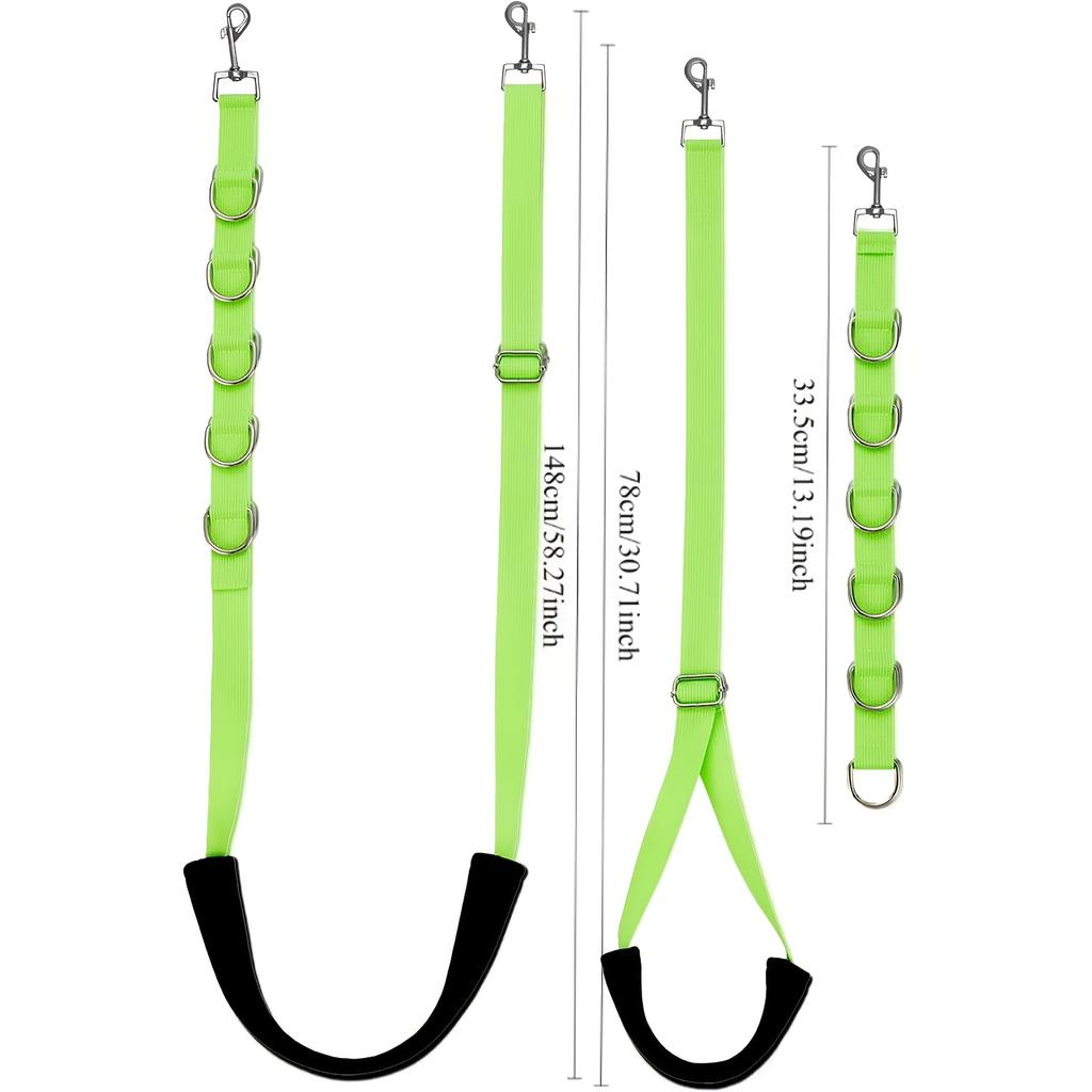 3 Stück Verstellbare Längen Haustierpflege Seil, Geeignet für Hundefrisierarm mit Hundeleine, Wird für die Hundepflege verwendet.