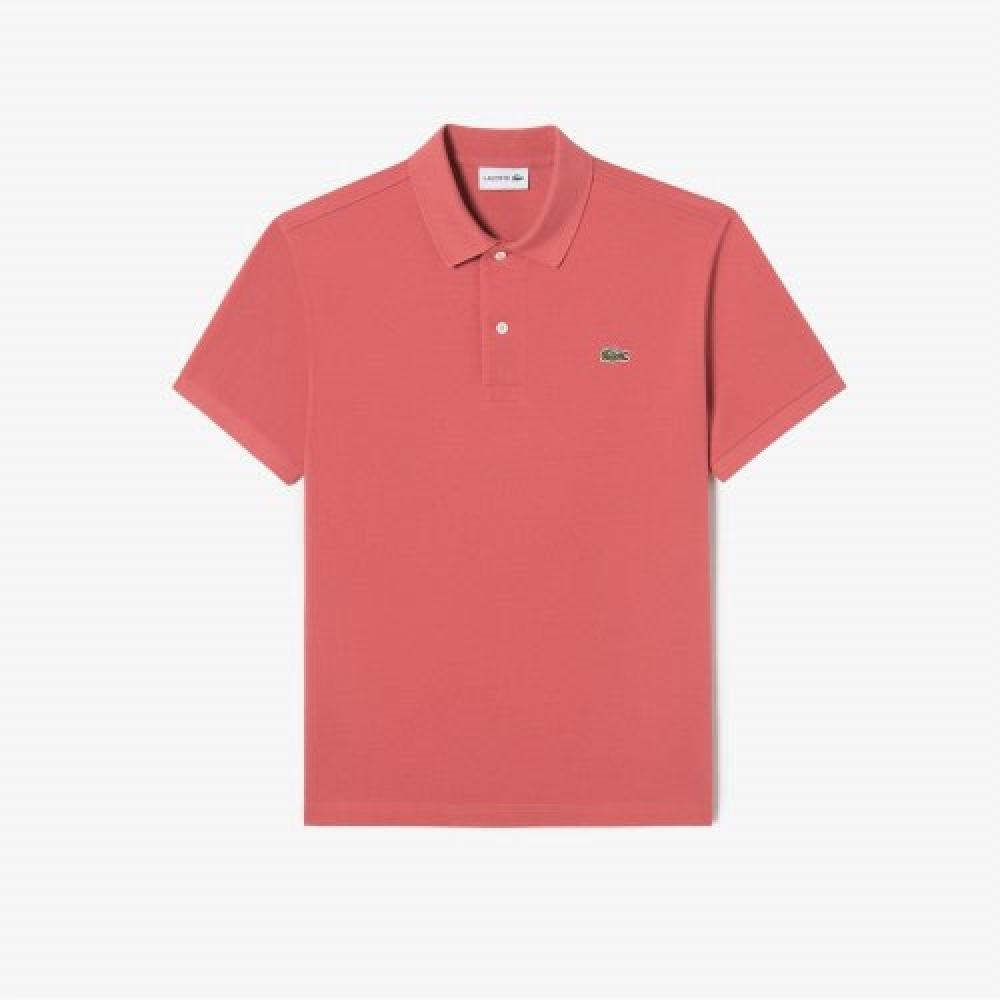 

Lacoste Мужская рубашка-поло French Regular Fit basic с коротким рукавом [индиго-розовый] 006