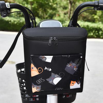Electric Bicycle Bag Storage Bag, Motorcycle Front Zipper Storage, Multifunctional Large Capacity, Motorcycle Accessories