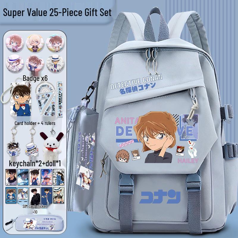 Detective Conan x Kaito Kid Large Capacity Backpack for Students
