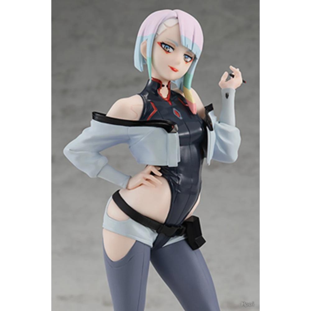 18CM Anime Game Cyberpunk: Edgerunners Lucy Figure Standing Anime Model Toy Gift Collection Aciton Figure PVC