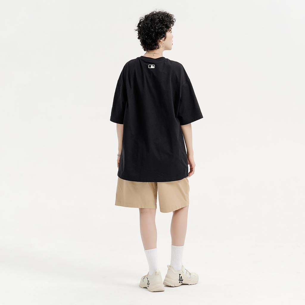 New MLB New York Yankees T Shirts Unisex Black 3ATSM0933-50BKS