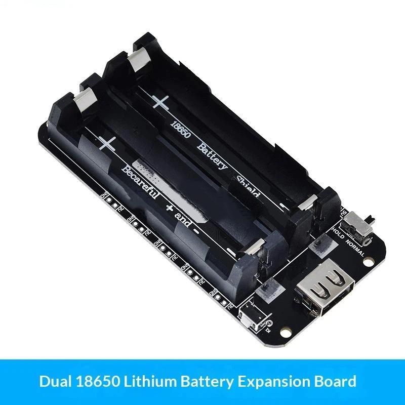 1 stk batterilade-modul for Raspberry Pi 3 18650 batteriholder med enkelt rom USB 5V/2A 3V/1A V3 batteriskjold