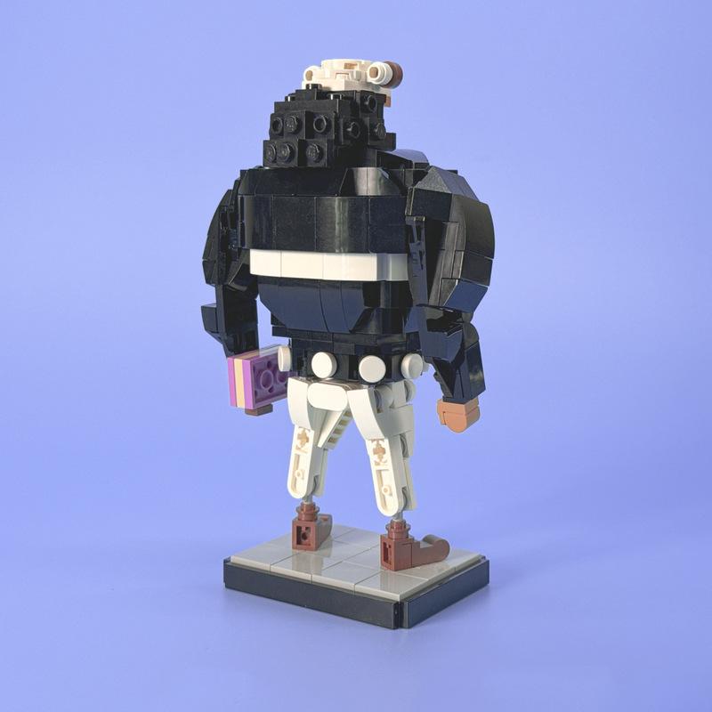 Moc Building Blocks King Shichibukai Bartholomew Kuma Human Meatball Children'S Building Block Assembly Model Ornament