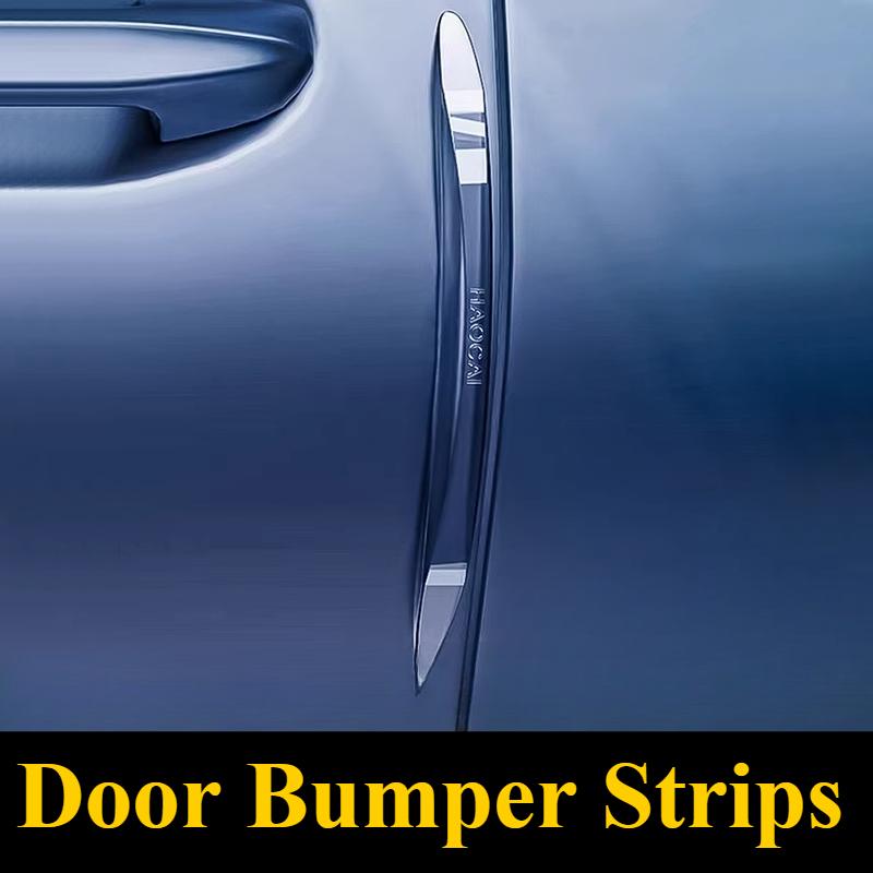 For BMW 3/5/7 Series X1/X3/X5L Premium Stealth Door Guards - Transparent Anti-Impact TPU Strips & OE-Style Mirror AccentsS3GT