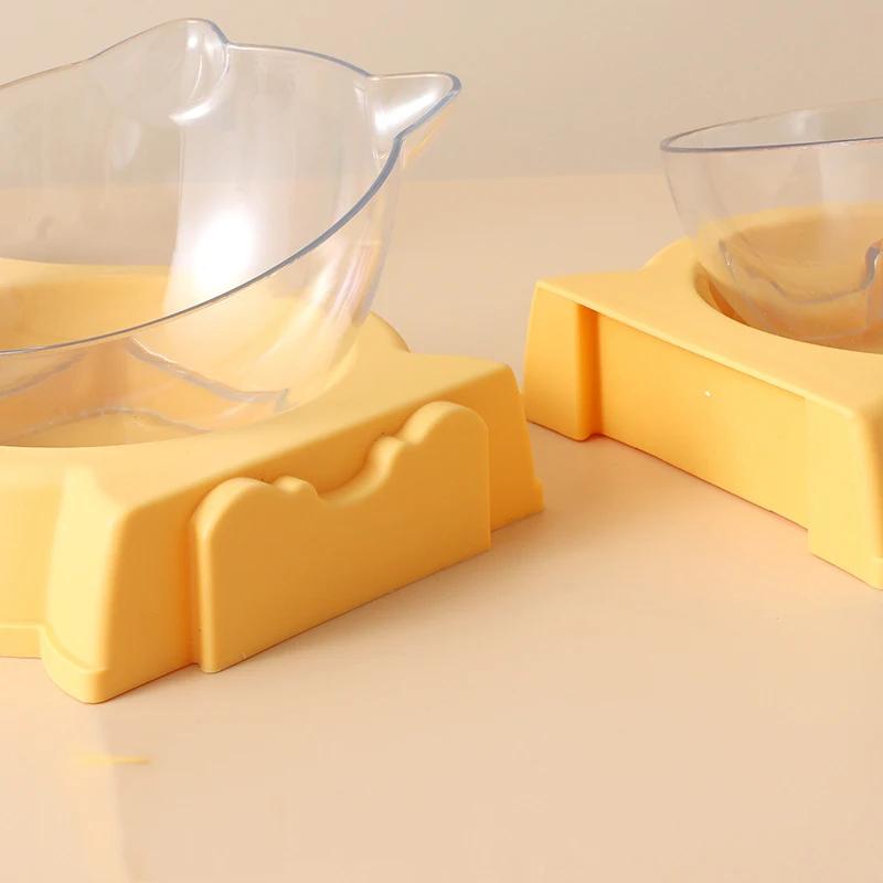 Futternapf für Haustiere, Katzen, automatischer Futterspender, All-in-One-Splice-Napf für Hunde und Katzen, Futternapf und Trinkbrunnen, erhöhter, stehender Futternapf zum Trinken