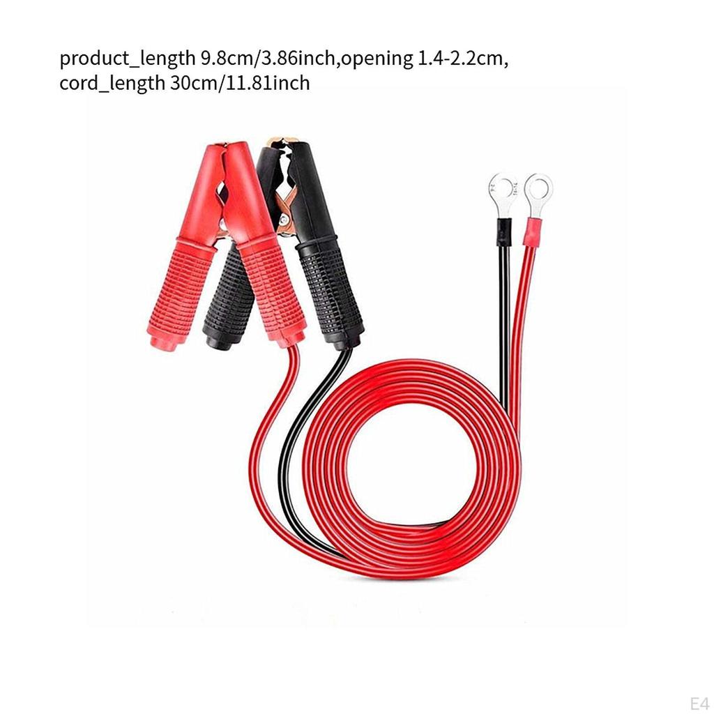 Automotive Booster Cables Car Battery with Crocodile Clip Connector