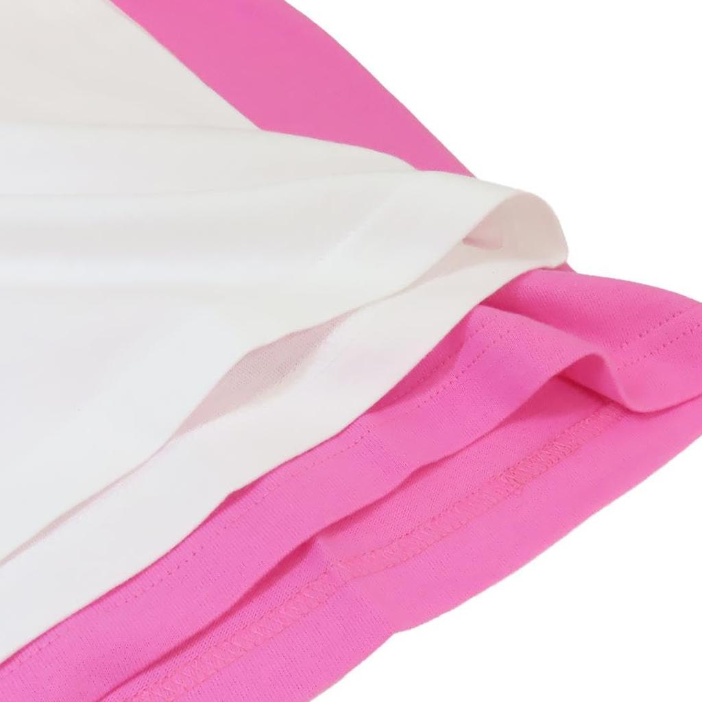 Ado Mizumori kiss size M T-shirt, ribbon, pink,