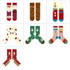 Warm Christmas Holiday Socks for Women Men Winter Cotton Footwear Elastic Ankle Socks Hosiery For Indoor Outdoor Use