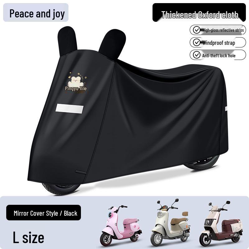 Thickened Sun & Rain Protection Cover for Electric Vehicles and Motorcycles