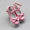 Princess Bowknot Doll High Heel Shoes PU Leather 1/3 Doll Shoes Bjd Shoes 60cm Doll Shoes  DIY Toy