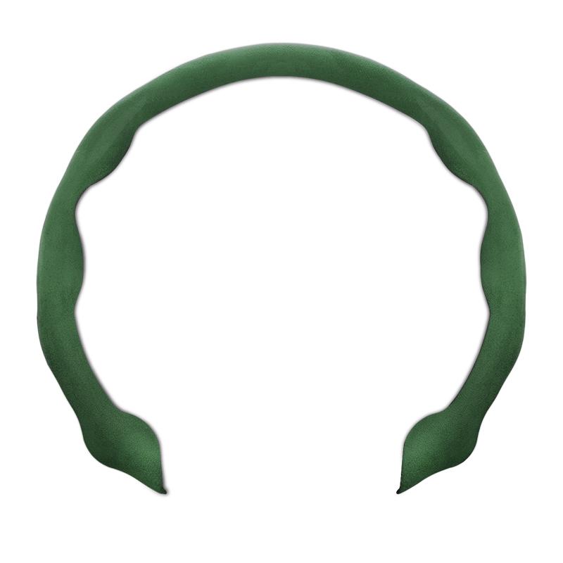 Card Style Suede Ultra-thin Car Steering Wheel Cover, Dynamic and Fashionable Universal Version