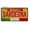 Vintage USA Metal Plates, Retro California 15x30cm Plaque, Florida Metal Tin Sign Poster, Bar, Garage, Gifts, Room Decor WY289