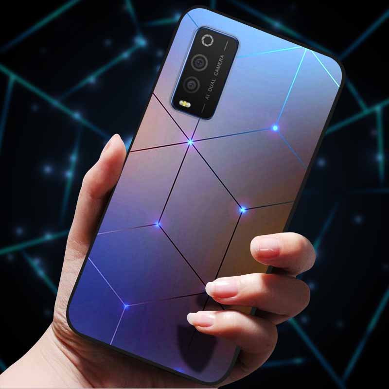 For TCL 205 Cases Fashion Silicone Soft TPU Protective Covers for TCL205 Phone Cases Floral Fundas for TCL 205 4187D 2021 Coque