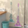 Multi-Purpose Plastic Broom Holder Wall Mount Self-adhesive Broom Brush Organizer Durable Mop Hanger Home Organization