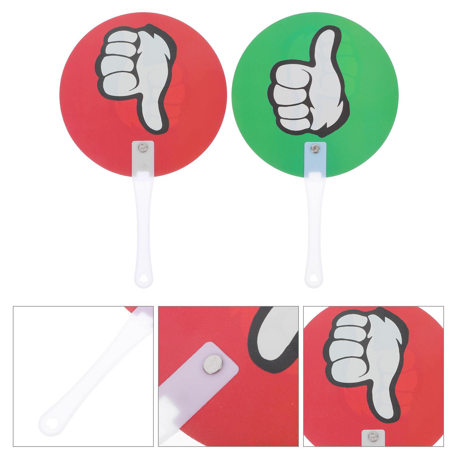 30 Pcs Signs Classroom Interactive Supplies Voting Board Judging Mini Portable Paddle Supply Teacher Baby
