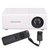 1080P HD Portable Projector 6000lm Auto Keystone Correction LED Home Theater Projector with 3.5mm USB 2.0 High