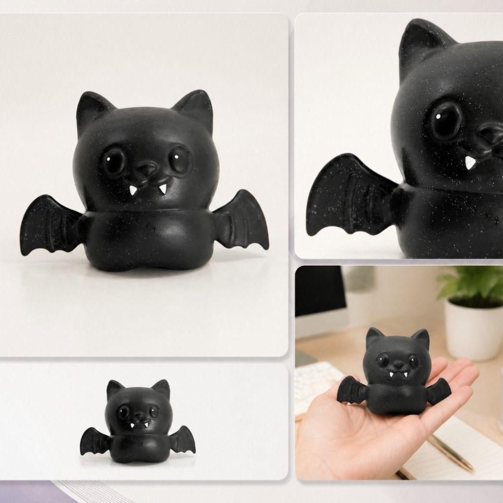 Stretchy Soft Stress Relief Toy Flour Filled Fidget Toy Bat Squishy Halloween Party