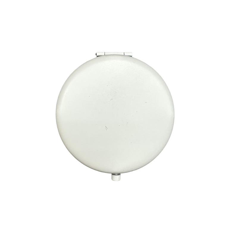 Flip Open Folding Compact Mirror, Zinc Alloy Portable Vanity Mirror for Purse Travel, Small Pocket Makeup Tool