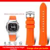 Per serie G-SHOCK Casio DW-5600 GM-5600 GW-B5600 DW5600/60 GW-M5610 GA2100 cinturino bracciale in resina siliconica con catena