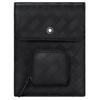 Montblanc Seria Stil 3.0 Logo Brand Curea de Umăr Reglabilă Piele Texturată În relief Geantă Crossbody Plic Geantă Mini Bărbați Negru 129973
