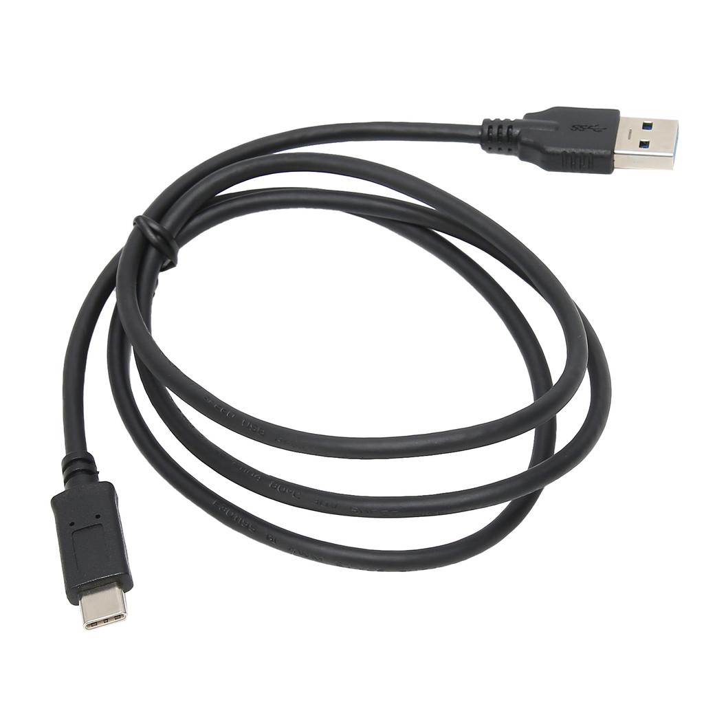 Charging Cable Black PVC 1 Meter Fast Speed TypeC USB3.1 to USB3.0 Charger Cord