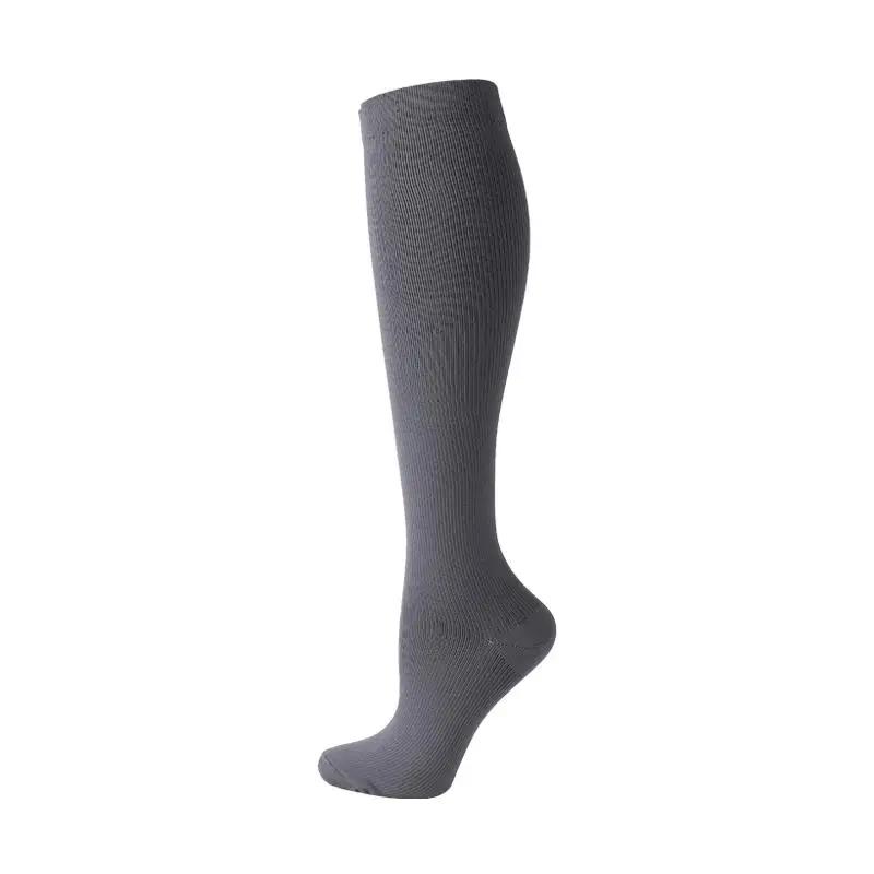 1 Paar Herren Damen Unisex Kompression Bonbonfarbe Strumpf Schmerzlinderung Durchblutung Socken Anti-Müdigkeit Bequeme Socken