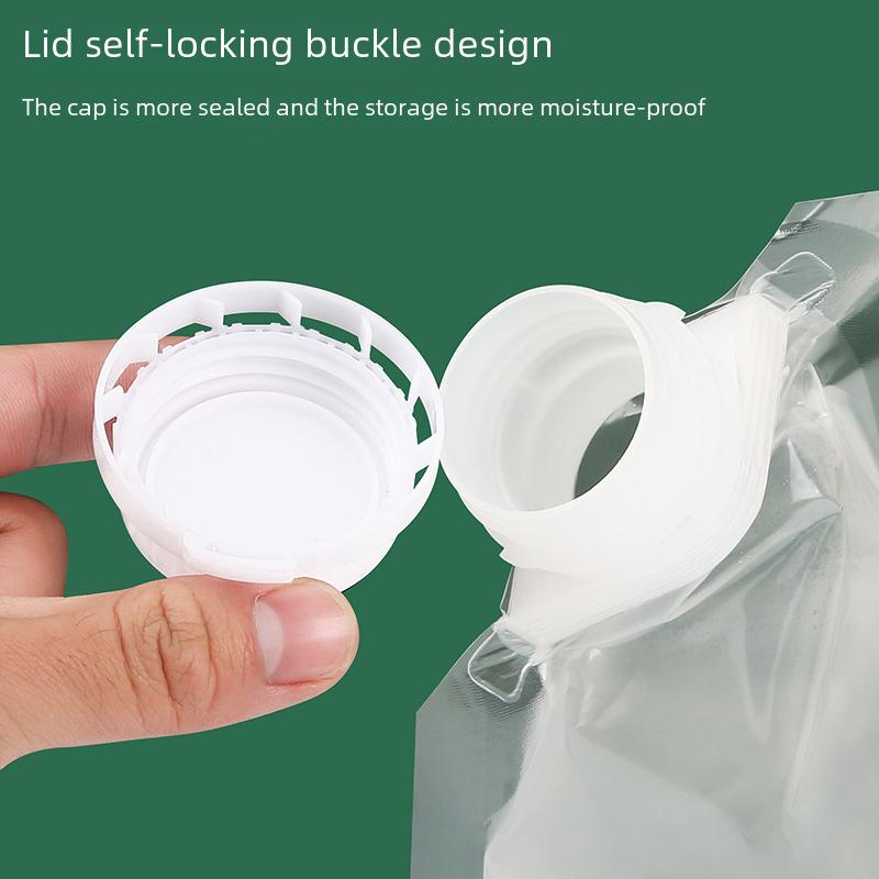 Moisture-Proof Transparent Grain Storage Bag with Spout