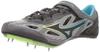 ELITE 2 Track and Field Short Track and Field Track Less Than 2E X-LASER Shoes, Club, Lightweight, Distance, Spikes, 800m, Gray/Blue/Lime, 26.0