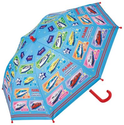 Skater Parasol 45cm Plarail For Ages Elementary School Students Type That Prevents Fingers from Getting Pinched UV Protection 8 Ribs Boys Umbrella for