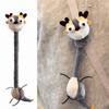 Multicolor Long Neck Animal Plush Toy Piggy Cat Chicken Bear Plush Doll Hanging Doll  Bag Pendant