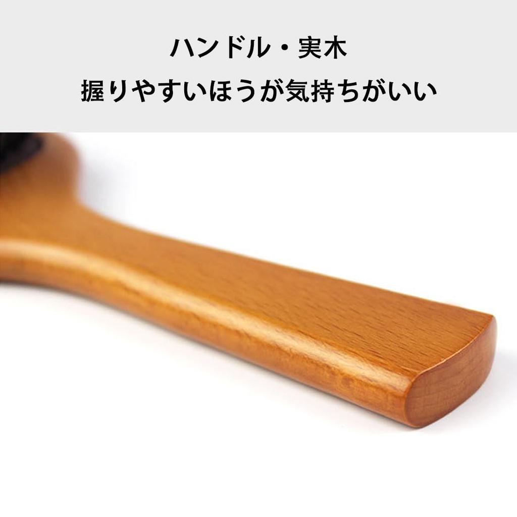 Wooden Hair Paddle Scalp Improves Hair Softens Scalp Beautiful Suitable for and Styling Brush, Anti-Static, Wet/Dry Use, Massage, Quality, Tangle-Free