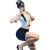 Sexy lingerie sexy Lianyungang flight attendant policewoman uniform temptation nightclub skirt professional suit