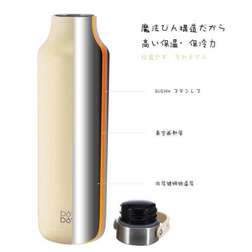 600ml Stainless Steel Water Bottle for Kids, Direct Drinking, Insulated, Hot or Cold, Portable, Stylish, with Bottle Brush, Yellow