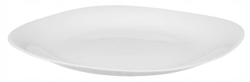 Platter 23 X 16.5 Cm White Simple Oval Plate
