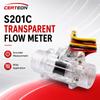 YF-S201C Water Flow Sensor DN15 G1/2 Transparent Turbine Flow Meter Hall Effect Sensor 1-25L/min DC3.5-24V