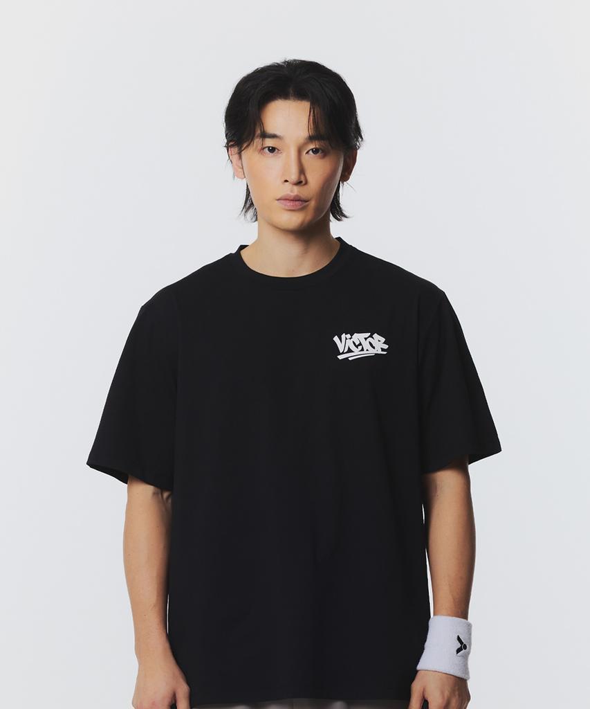 Bigteo Crown Statement Badminton Unisex Oversized T-Shirt (Vt26Ato209U)