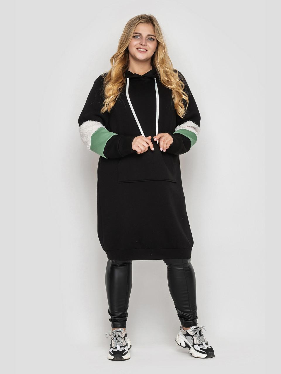 

Сукня тепла Muar Габріелла 5XL чорний