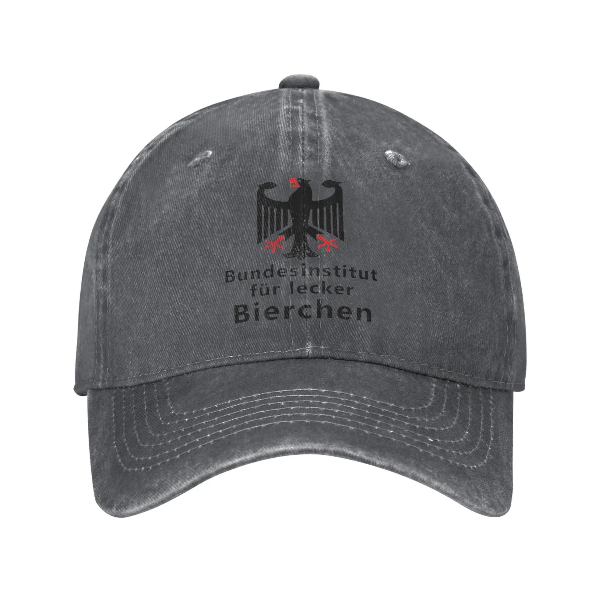 

German-Federal Institute for Delicious Beer Treats Baseball Caps for Men Women Distressed Denim Snapback Cap Outdoor Soft Hat Adjustable