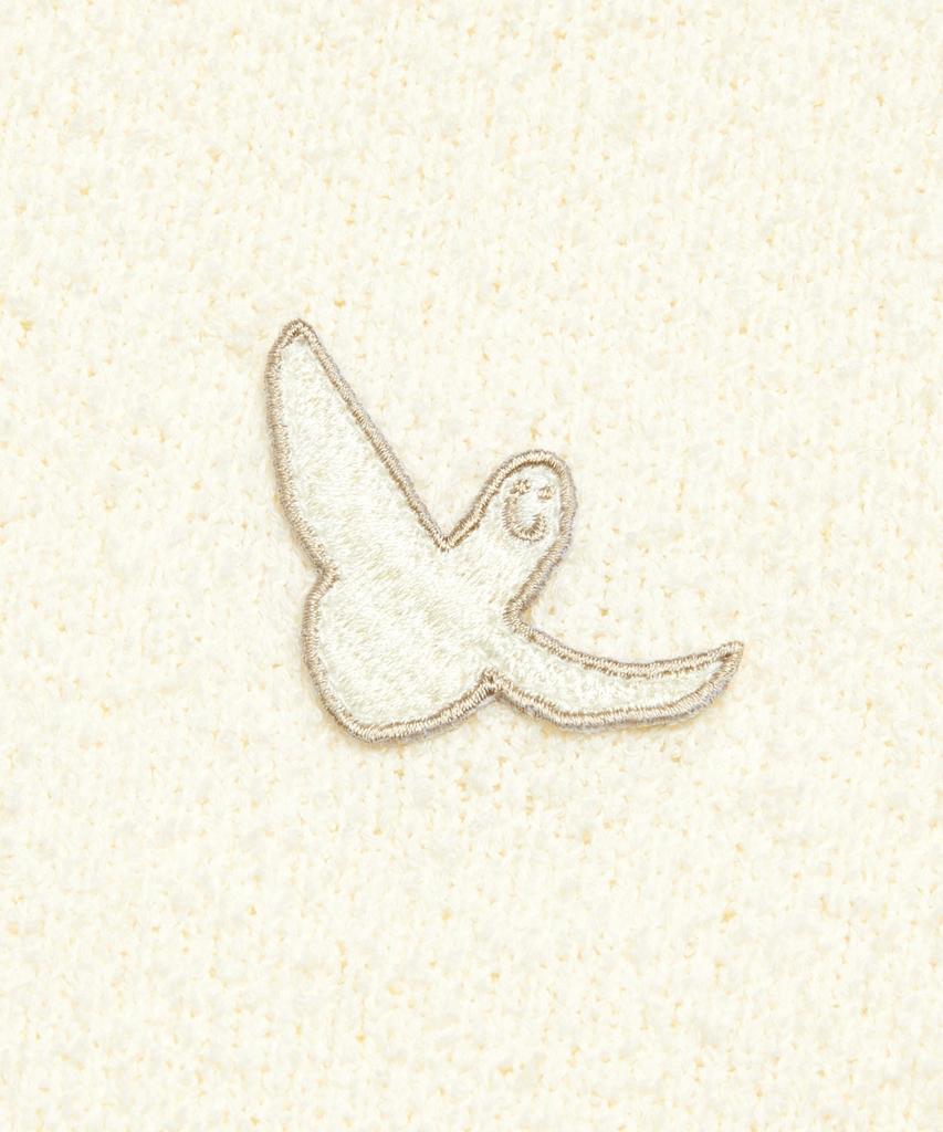 MARK GONZALES Angel Summer Polo Knit Top - Ivory