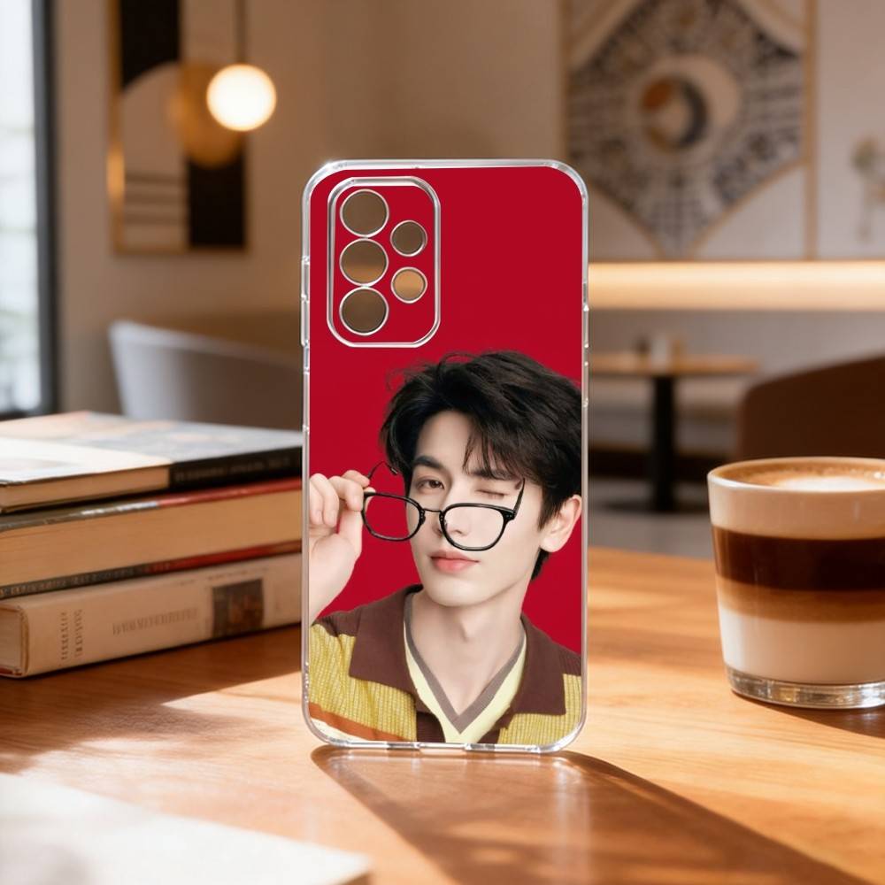 Z-Zhang L-Ling H-He Phone Case Transparent Silicone Soft For Samsung S25,S24,S21,S22,S23,S30,Ultra,S20,Plus,Fe