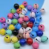 14mm Candy Color Painted Bell Keychain Accessories for DIY Christmas Decorations and Pet Jewelry