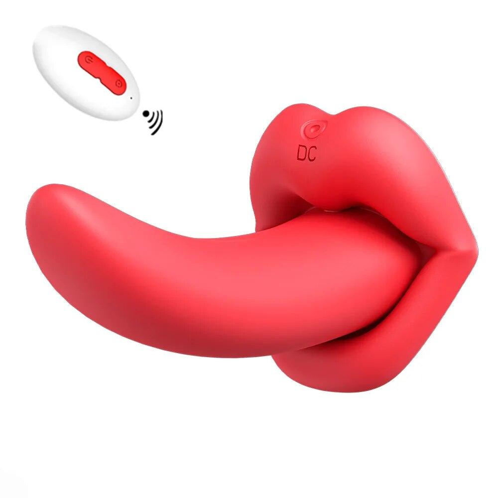 Fernbedienung Vibrator für Frauen Höschen Zunge Lecken Oral Klitoris Stimulator G-punkt Massagegerät Weibliche Erwachsene Waren Sex Spielzeug