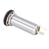2PCS 6.35mm Jack Socket Silver Input Output Jack Durable Single Jack Socket  For Electric Guitar
