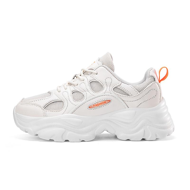 Thick Soled High Heels Women's Spring/autumn Rubber Lightweight Fitness Outdoor Running Shoes