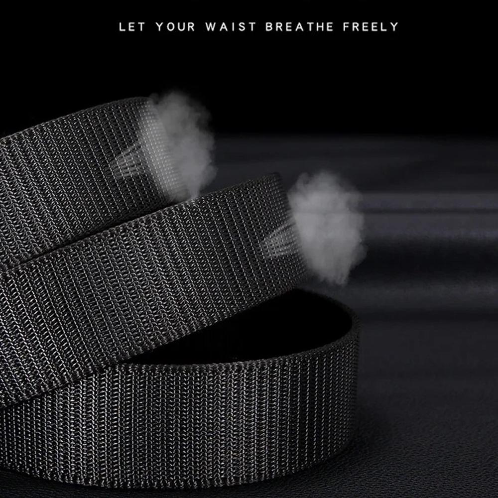 Newest Automatic Metal Buckle Tactical Belt Men's Canvas Military Belt Casual Golf Outdoor Training Pants Workwear Waist Belt