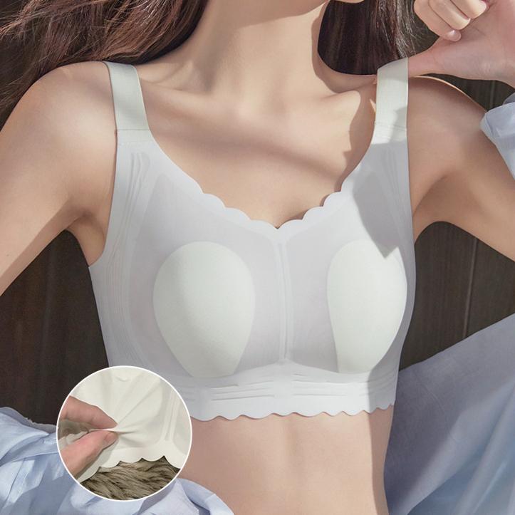 Underwear Summer Thin Bra Sexy Ultra-thin Seamless Bra Women's Adjustable Underwear