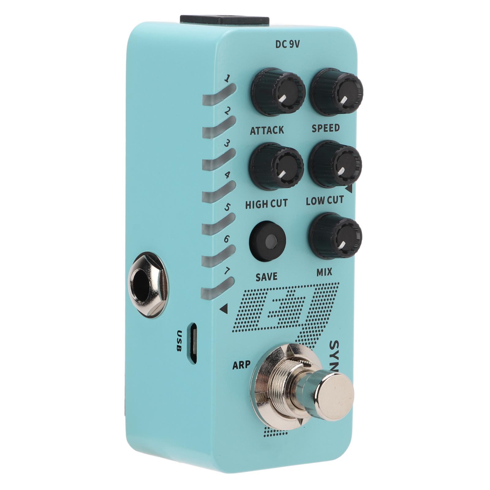Synth Effect Guitar Electronic Polyphonic Synth Voice Effects Pedal with Adjustable Arpeggio Speed