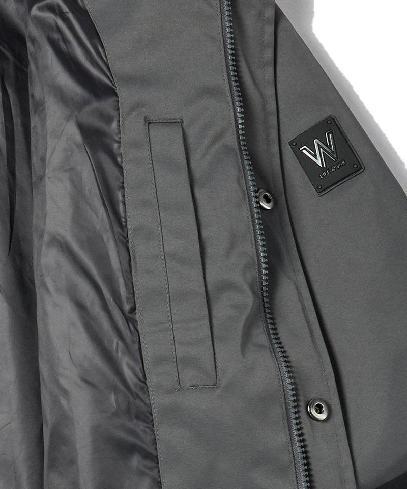 LIFEWORK Tech Utility Curved Hooded Jumper