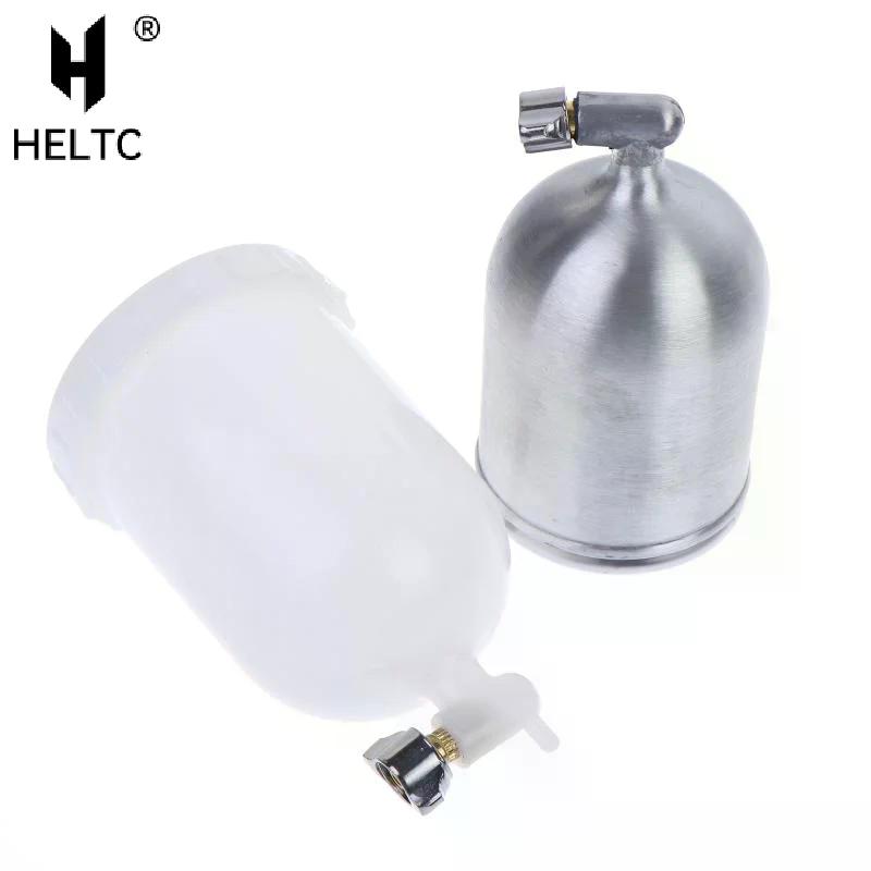 1pc 400CC Plastic/Aluminum Spray Paint Pot Air Gravity Feed Sprayer Cup Pneumatic Tool Accessories For F75 W101 W71 W77